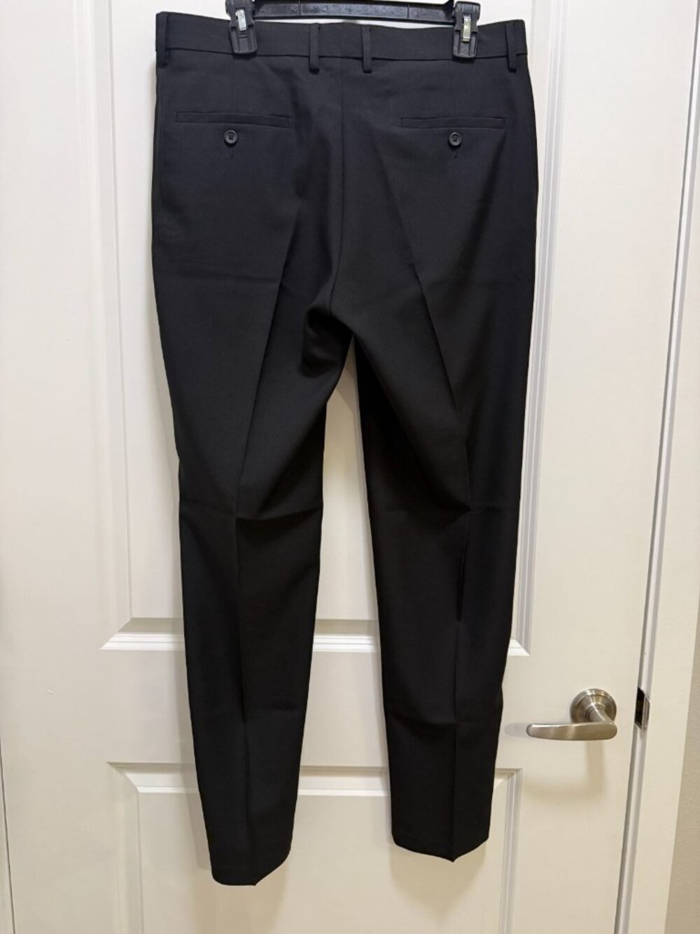 Kenneth Cole Kenneth Cole Men's Black Techni-Cole Slim Fit Dress Pants 34x32 Siz - Picture 4 of 6